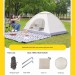 Feilu Outdoor Camping Tent -Quick Setup, Sunscreen, Portable